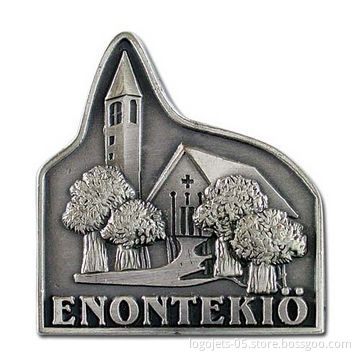 Pewter/Spin-cast Pins in Animal Shapes, Available in Different Types of Finishes